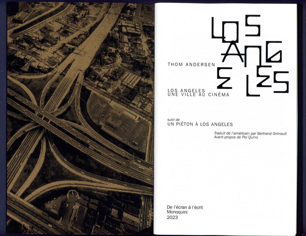 Los Angeles • Thom Andersen • deuxième de couverture